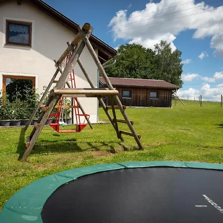 Komfortables Im Bayerischen Wald Am Alpakahof Mit Saunahaus